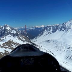 Flugwegposition um 12:02:38: Aufgenommen in der Nähe von Gemeinde Pfafflar, Österreich in 2264 Meter